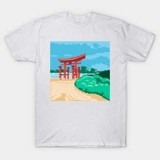 Torii Japanese Gate WPA T-Shirt